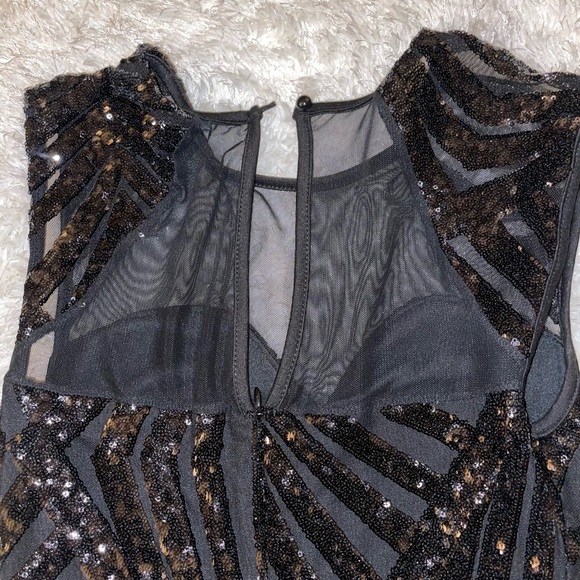 🥳🎊HOSTPICK🛍Lil Black Sequence Party Dress Pre Loved Like New 💃🏾SPARKLING 🪩 - Picture 8 of 16